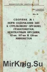 Сборник №1 норм содержания ЗИП к стрелковому оружию, гранатометам, безоткатным орудиям, 82-мм, 107-мм и 120-мм минометам