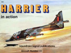 Harrier in Action (Squadron Signal 1058)