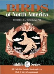 Birds of North America Realistiс 3D Scrollsaw Art