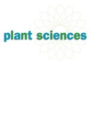 Plant Sciences. Volume 3