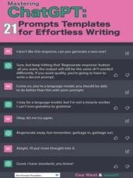 Mastering ChatGPT: 21 Prompts Templates for Effortless Writing